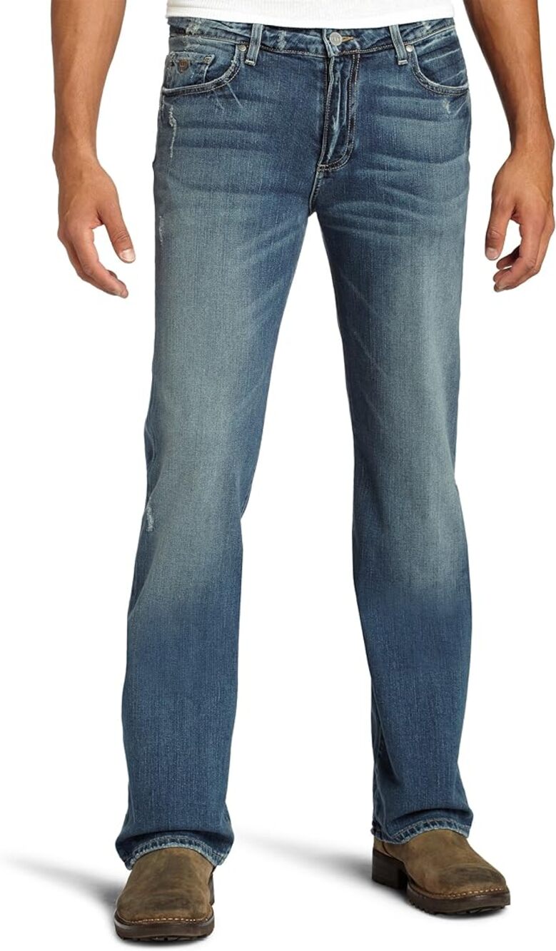 Paige Premium Denim JRG Relaxed Fit Jeans Medium Wash Straight Cotton Blue 40x35
